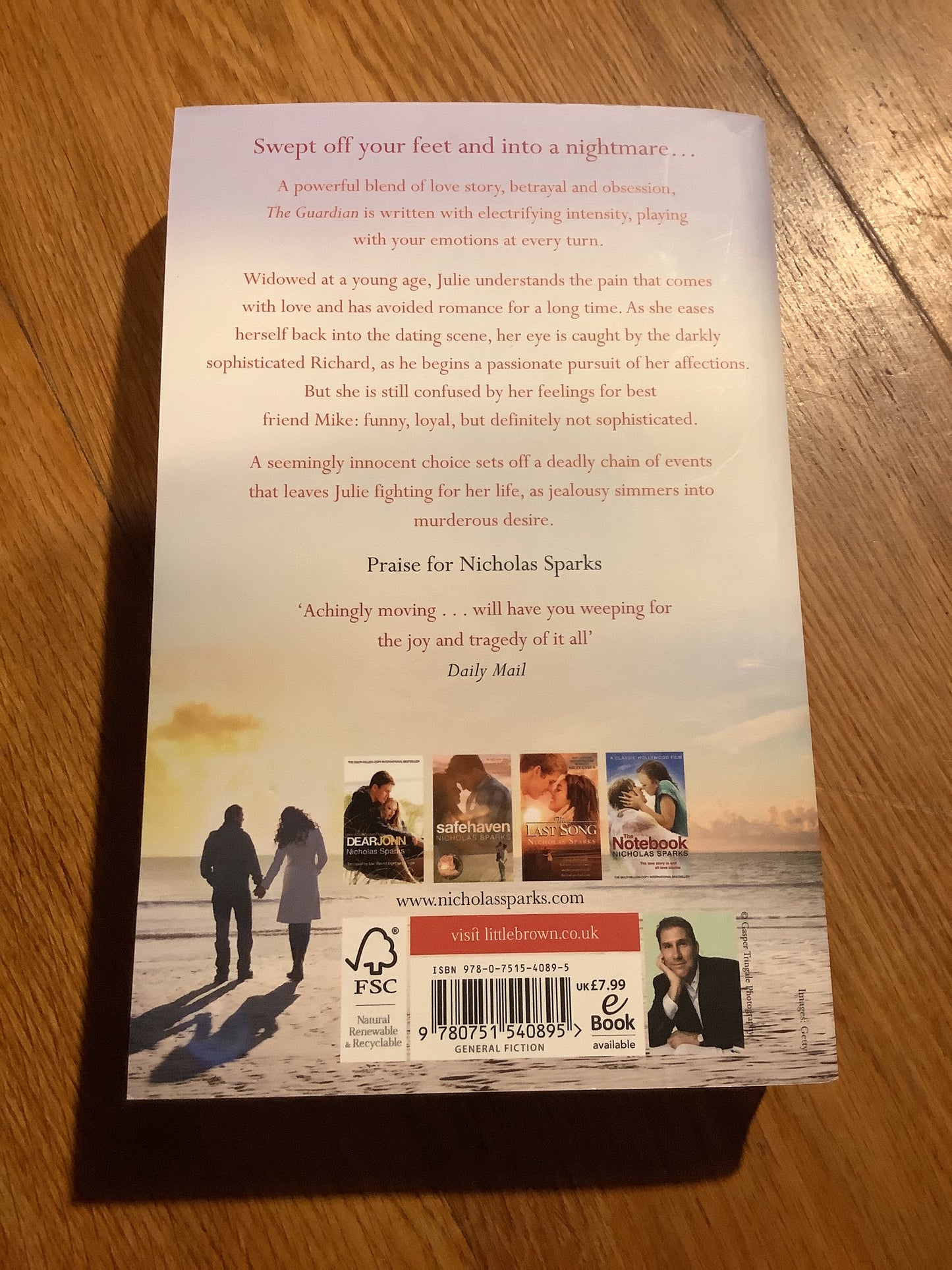 Guardian. Nicholas Sparks. 2012.