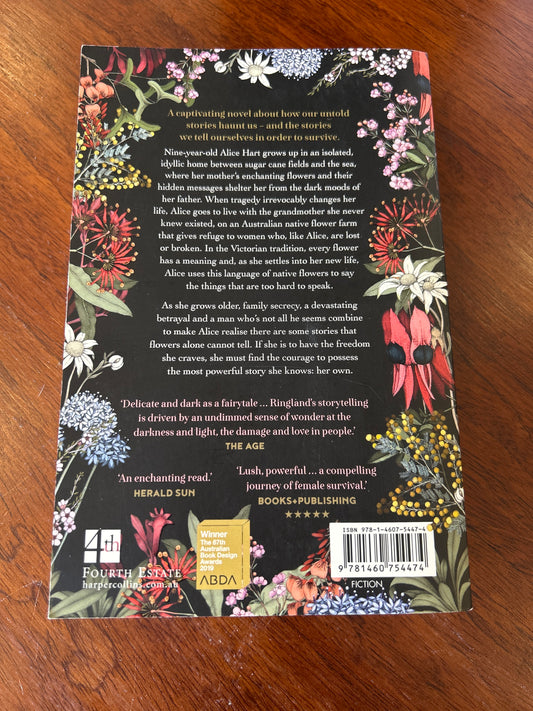 Lost flowers of Alice Hart. Holly Ringland. 2019.