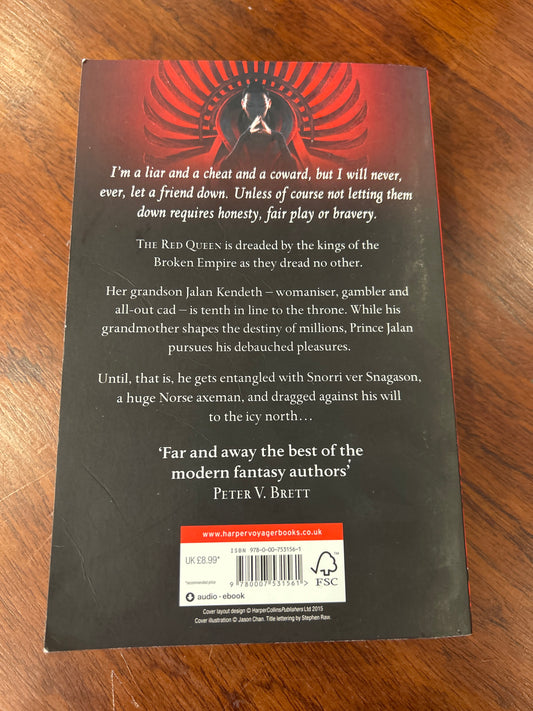 Prince of fools. Mark Lawrence. 2015.