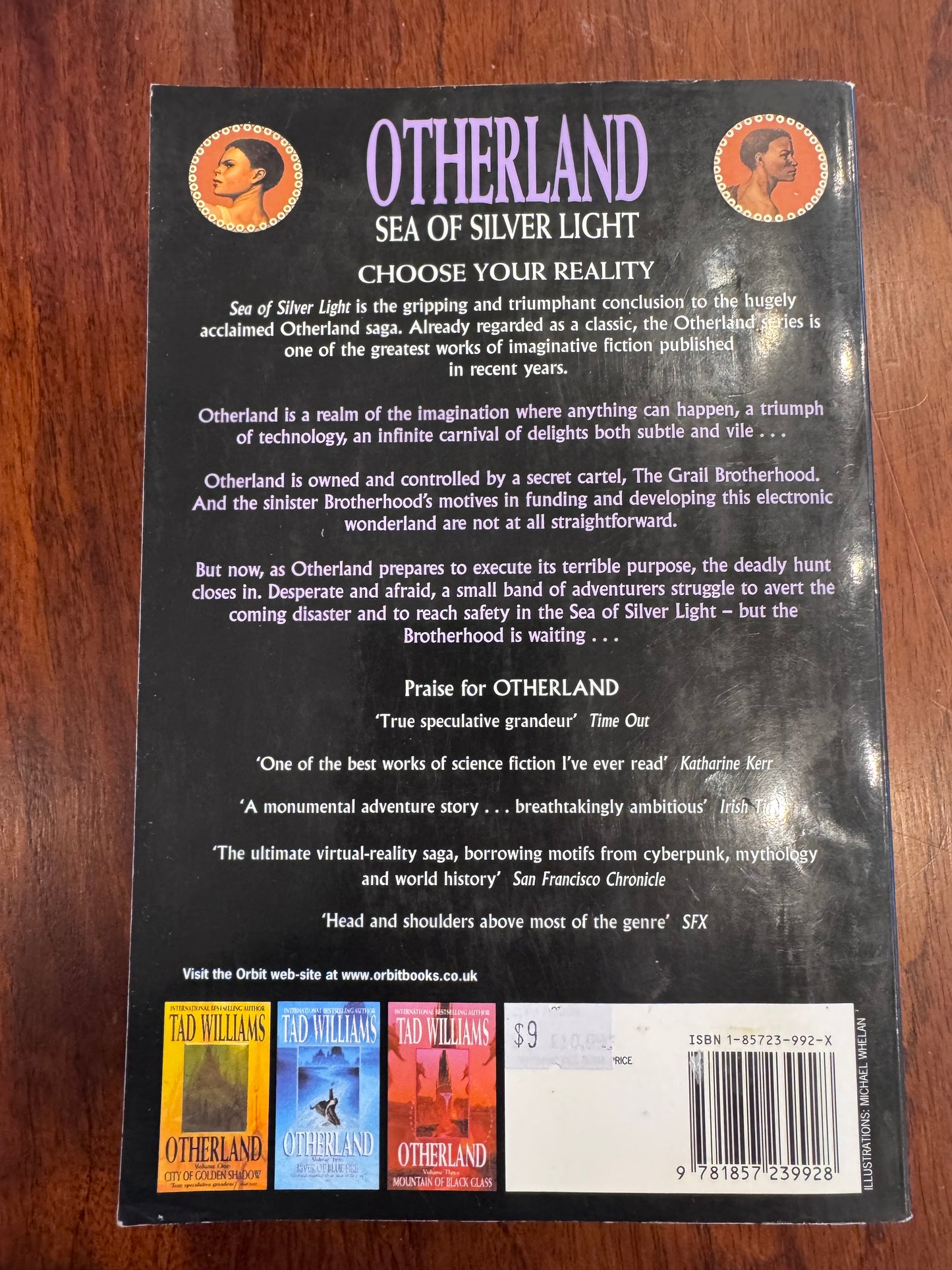 Otherland: volume four: sea of silver light. Tad Williams. 2001.