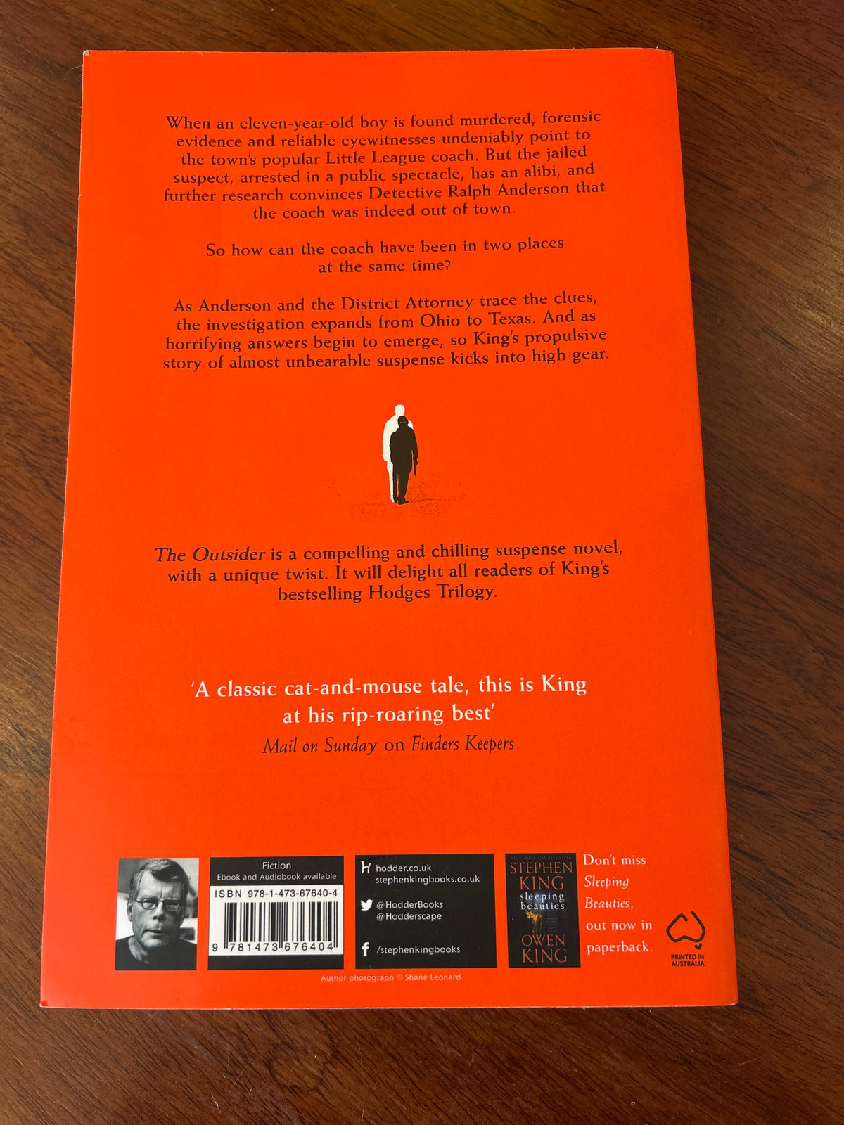 Outsider. Stephen King. 2019.