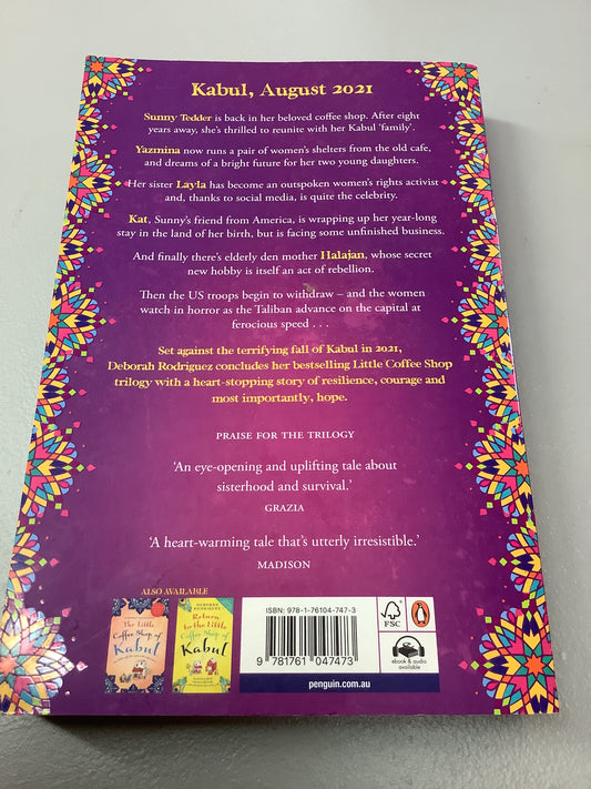 Farewell to the Little Coffee Shop of Kabul. Deborah Rodriguez. 2023.