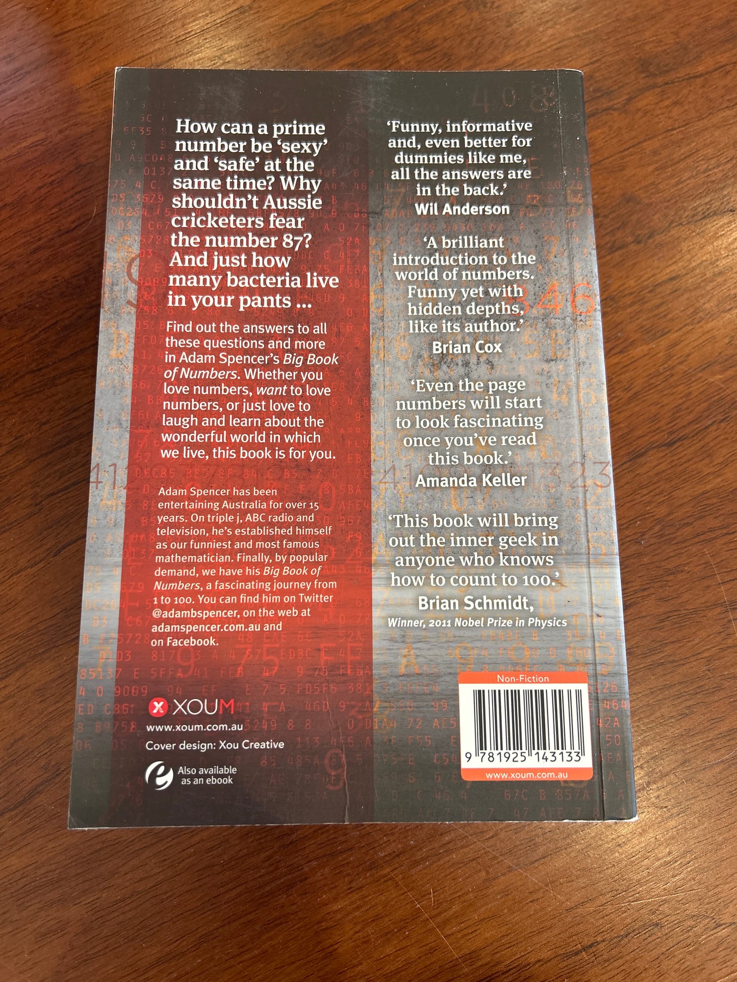 Adam Spencer’s big book of numbers. Adam Spencer. 2014.