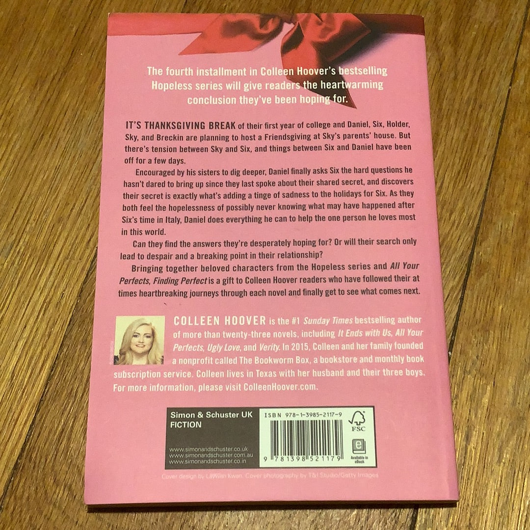 Finding perfect. Colleen Hoover. 2022.