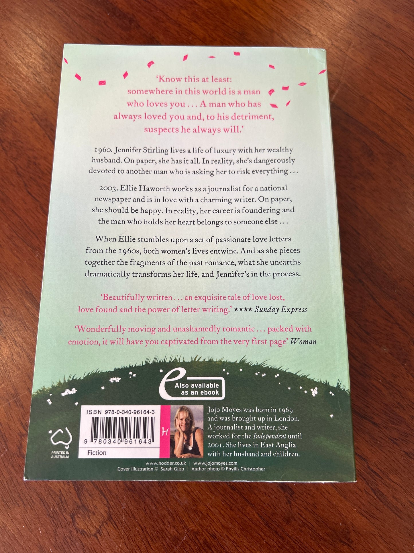 Last letter from your lover. Jojo Moyes. 2012.