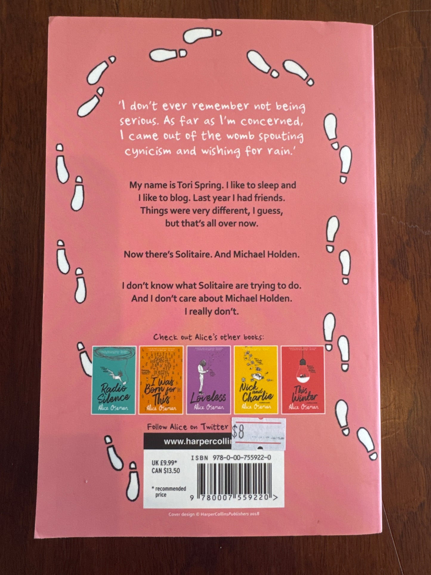 Solitaire. Alice Osman. 2014.