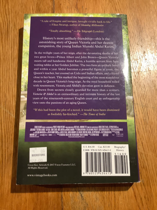 Victoria & Abdul: the true story of the Queen’s closest confidant. Shrabani Basu. 2017.