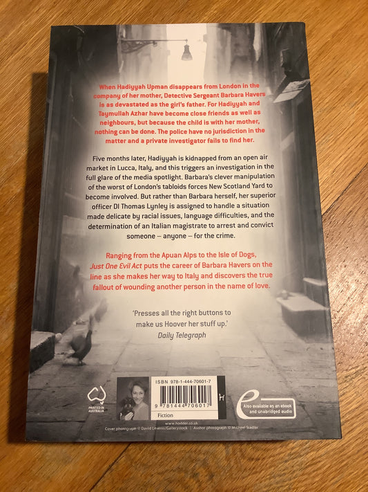 Just one evil act. Elizabeth George. 2014.