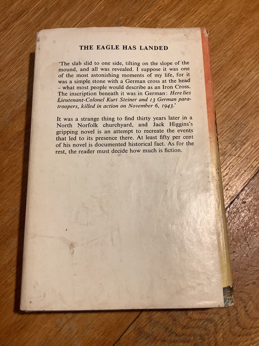 Eagle has landed. Jack Higgins. 1975.