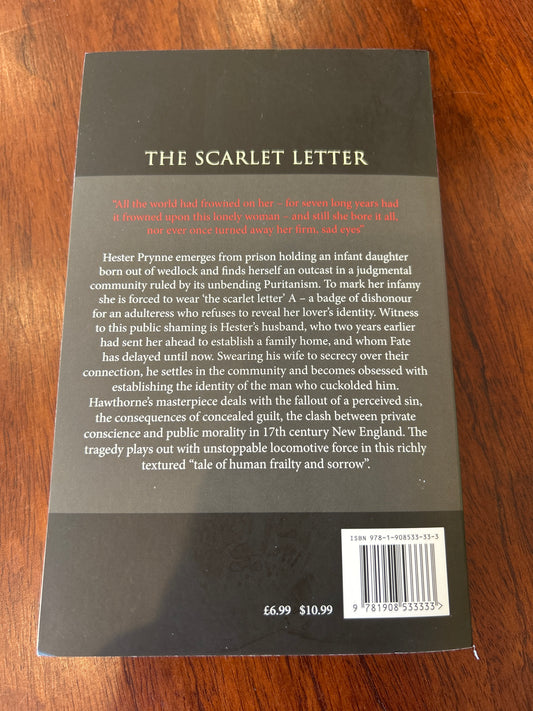 Scarlett letter. Nathaniel Hawthorne. 2012.