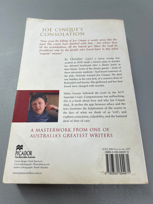 Joe Cinque's consolation. Helen Garner. 2004.