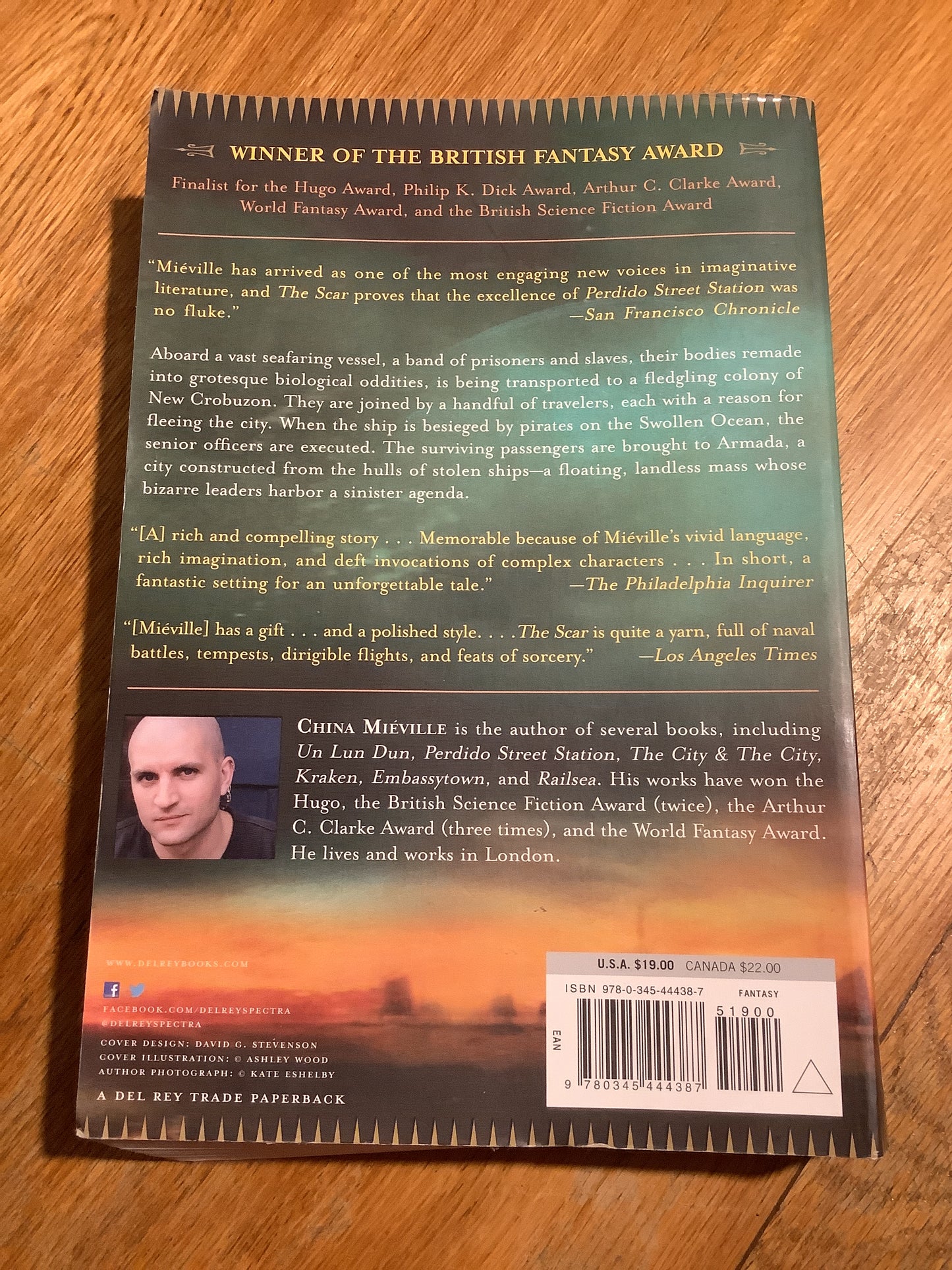 Scar. China Mieville. 2002.