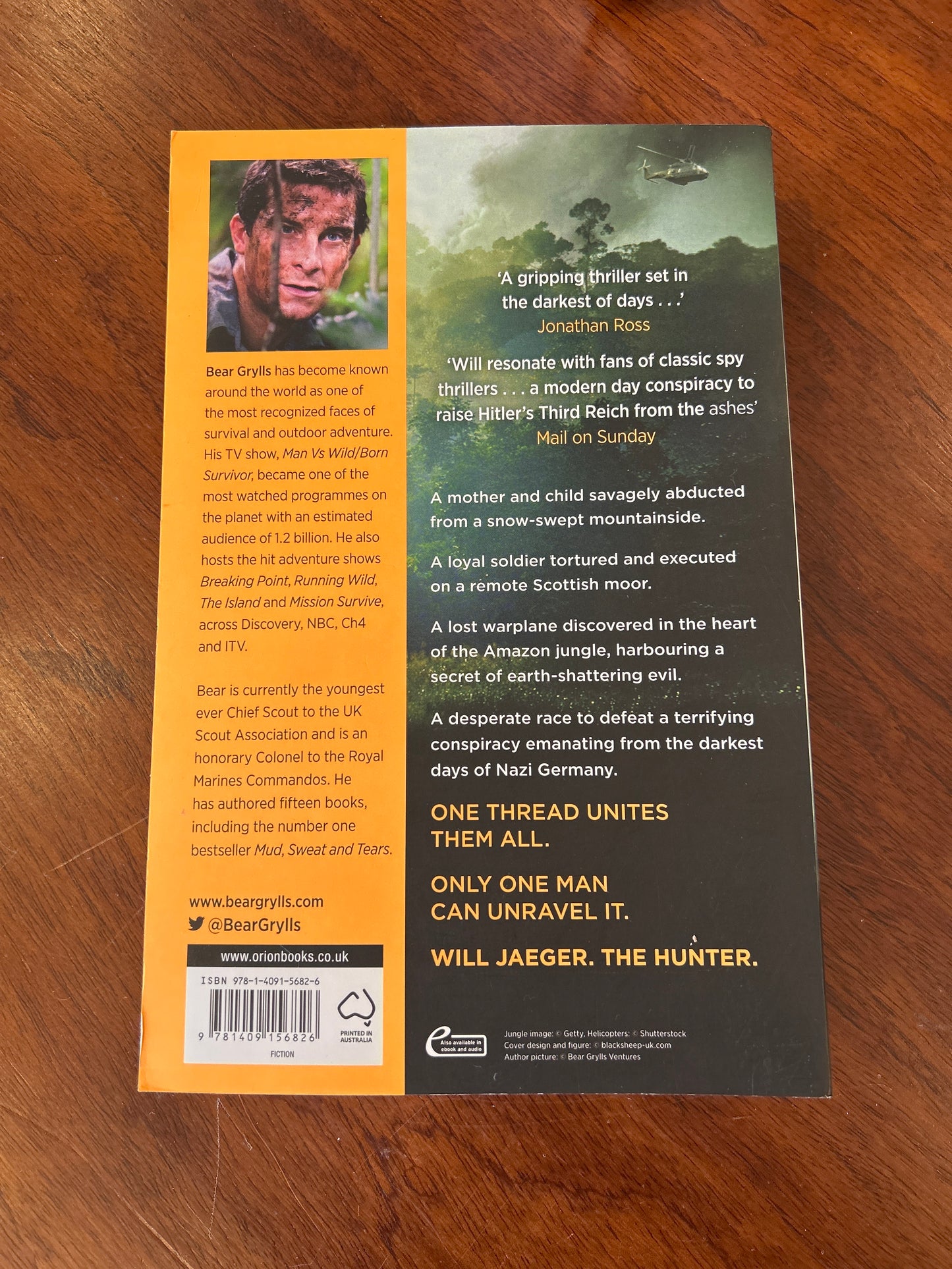 Ghost flight. Bear Grylls. 2015.
