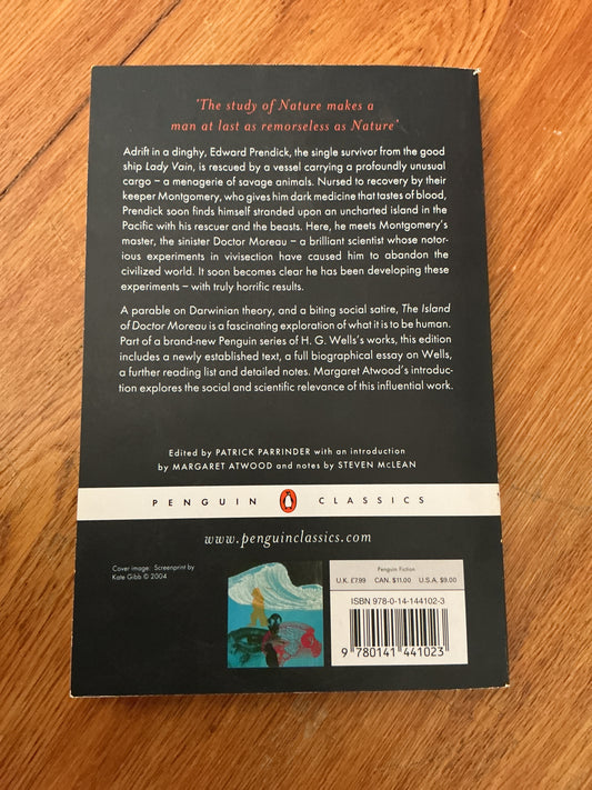 Island of Dr Moreau. H. G. Wells. 2005.