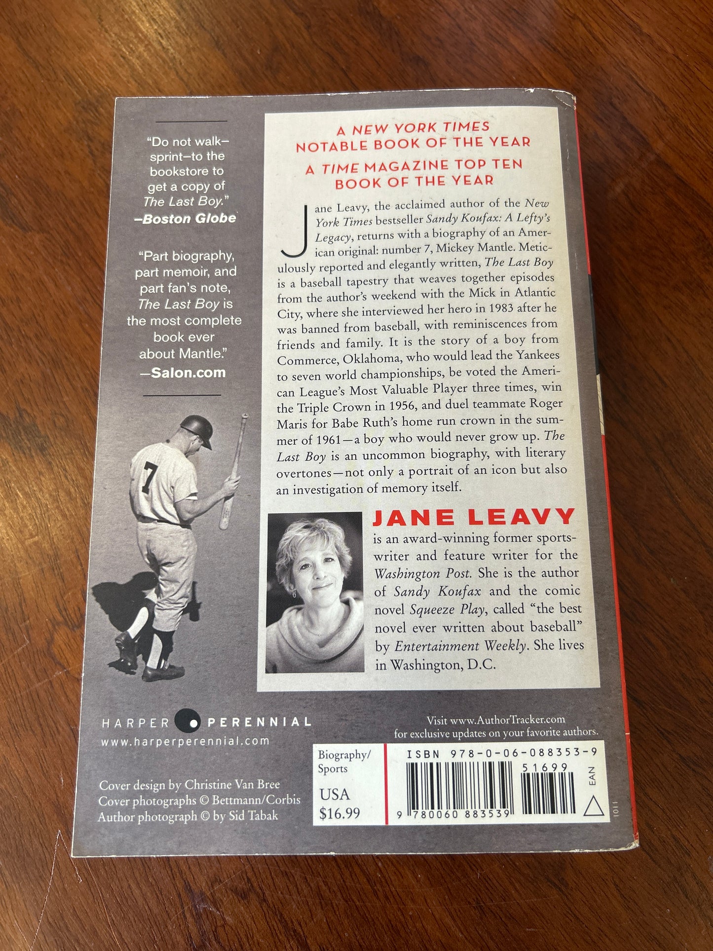 Last boy: Mickey Mantle and the end of America’s childhood. Jane Leavy. 2010.