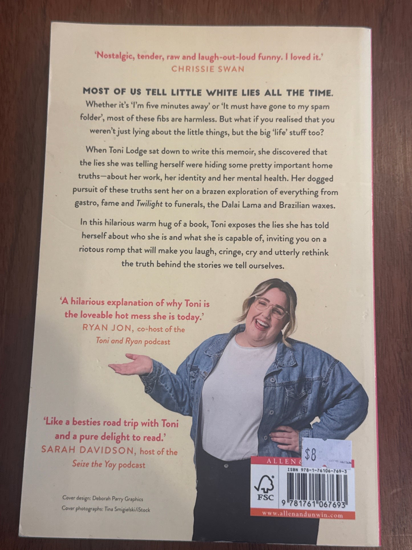 I don’t need therapy (and other lies I’ve told myself). Toni Lodge. 2023.