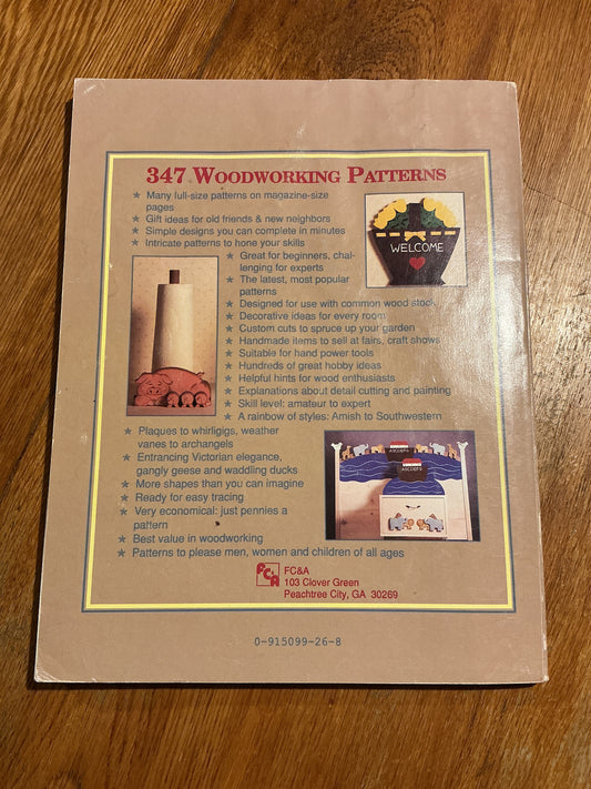 347 woodworking patterns. Debbie Williams & Diane Dunn. 1993.