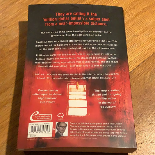 Kill room. Jeffery Deaver. 2013.