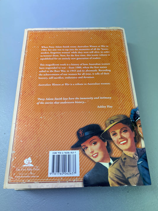 Australian women at war. Patsy Adam-Smith. 2014.