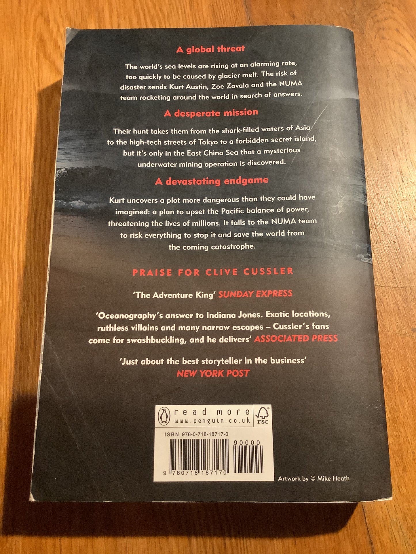 Rising sea. Clive Cussler & Graham Brown. 2018.