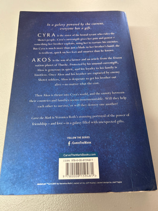 Carve the mark. Veronica Roth. 2017.