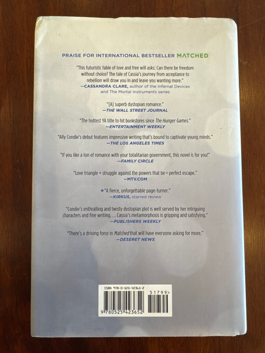 Crossed. Allie Condie. 2011.