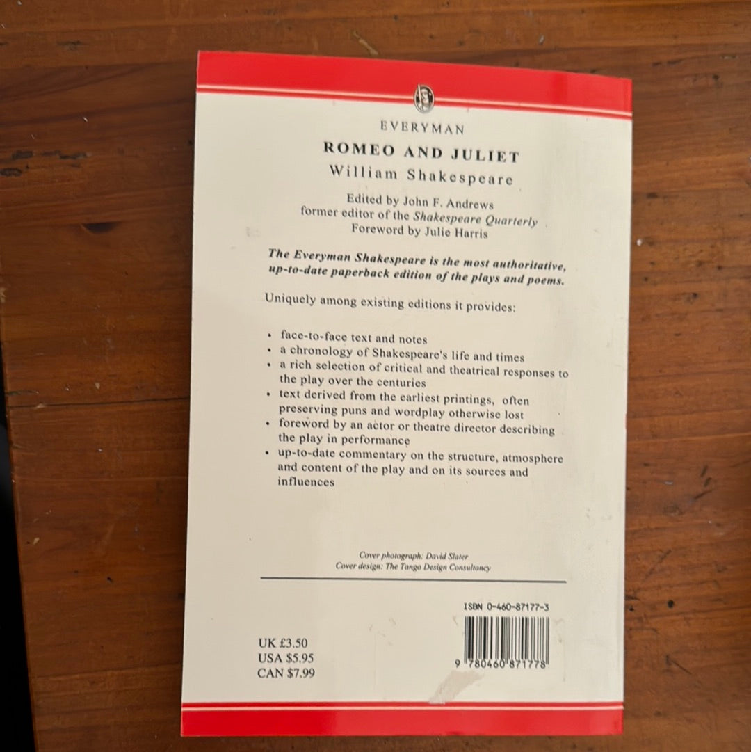 Romeo and Juliet. William Shakespeare. 2001.