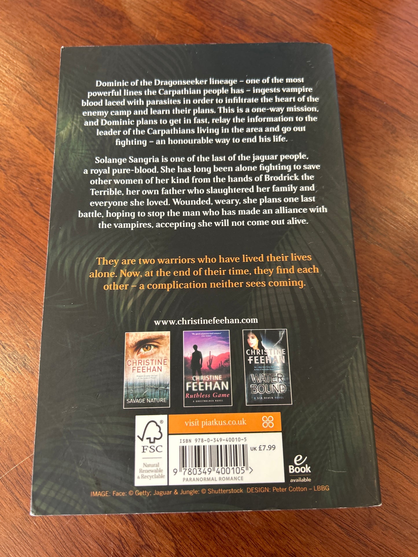 Dark peril. Christine Feehan. 2011.