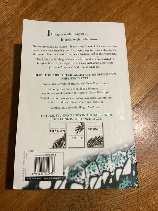 Inheritance. Christopher Paolini. 2011.