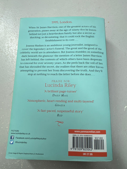 Love letter. Lucinda Riley. 2018.