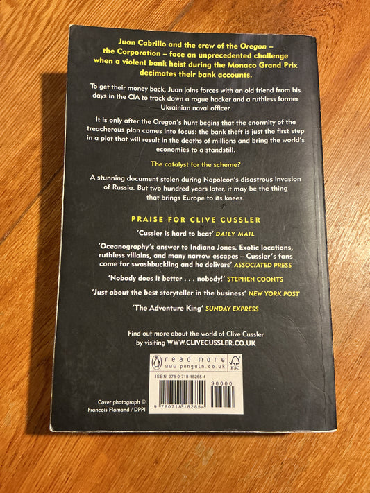 Emperor’s revenge. Clive Cussler and Boyd Morrison. 2016.