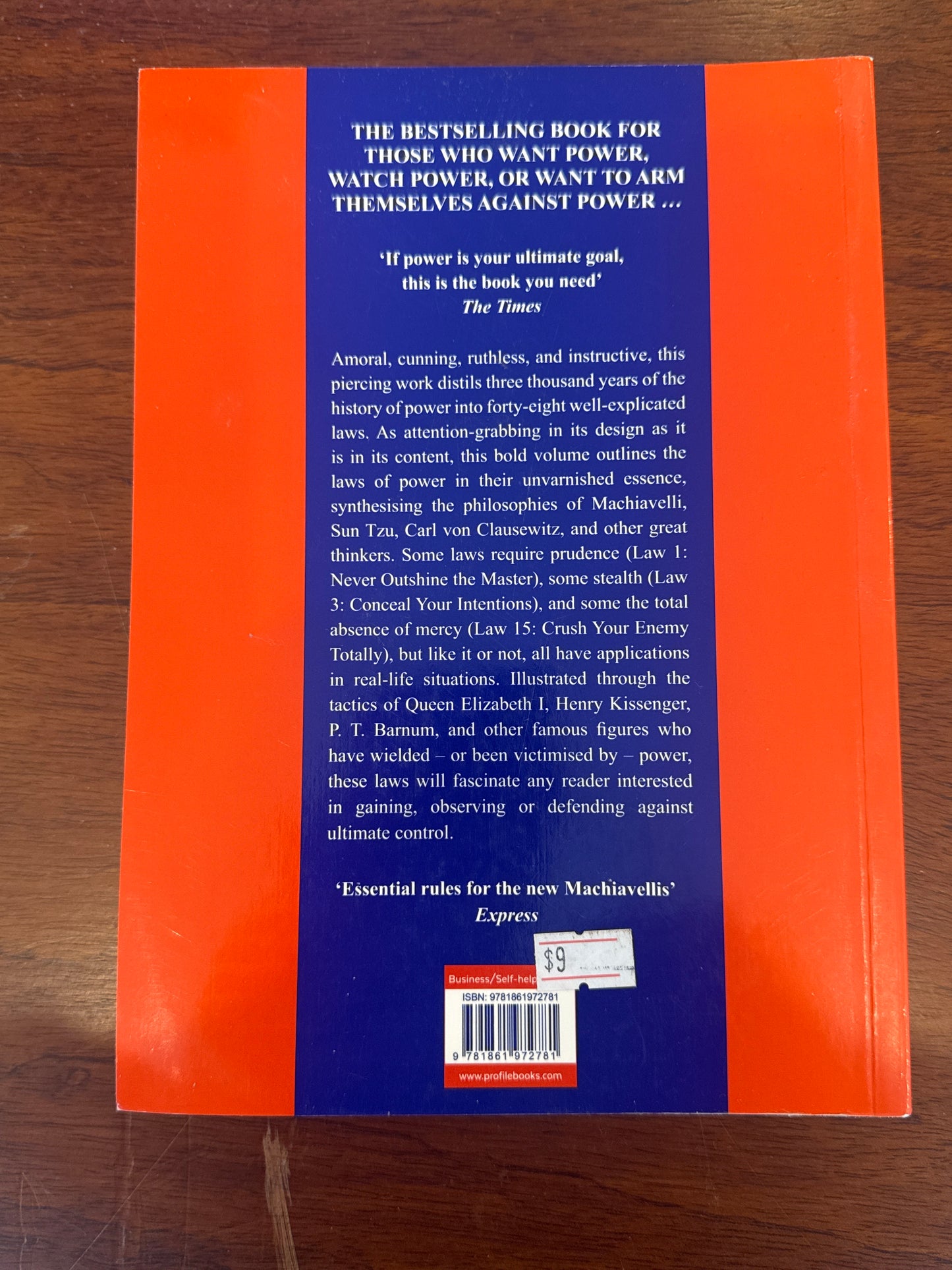 48 Laws of Power. Robert Greene. 2000.