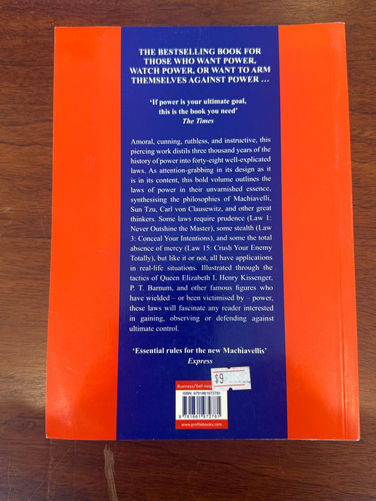 48 Laws of Power. Robert Greene. 2000.