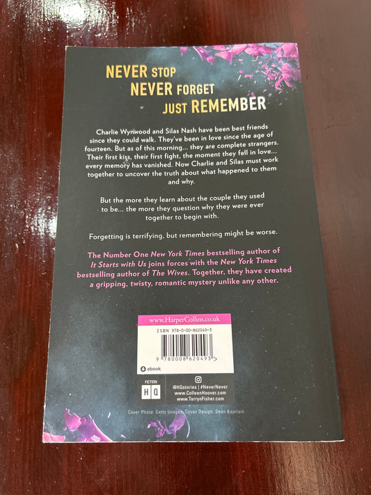 Never never. Colleen Hoover & Tarryn Fisher. 2023.
