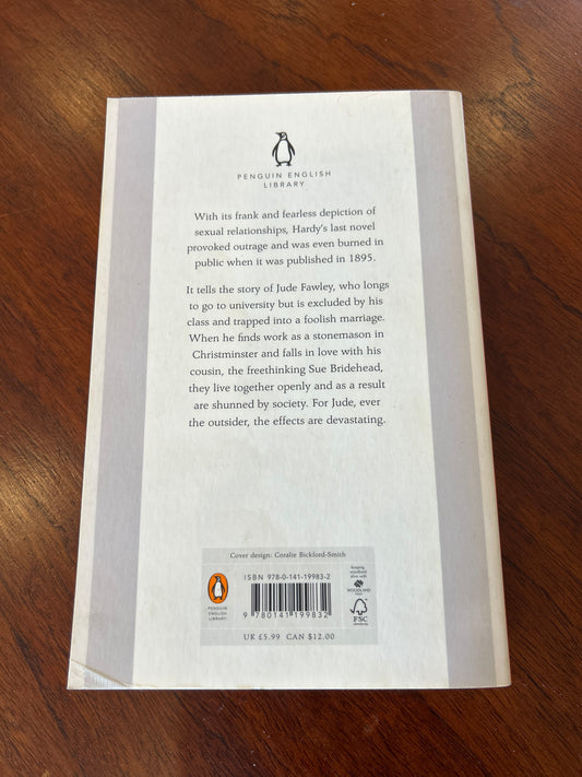 Jude the obscure. Thomas Hardy. 2012.