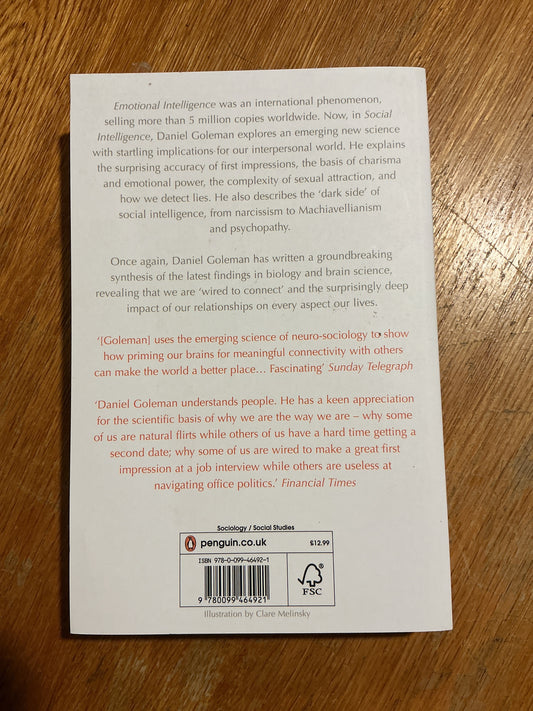 Social intelligence: new science of human relationships. Daniel Goleman. 2007.