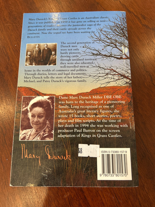 Sons in the saddle. Mary Durack. 1998.