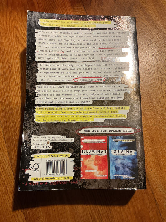 Obsidio: the Illuminae files-03. Amie Kaufman & Jay Kristoff. 2018.