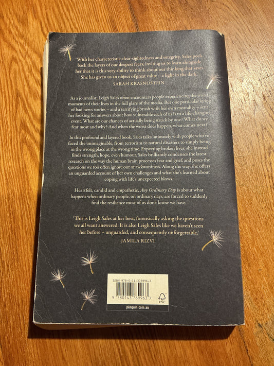 Any ordinary day. Leigh Sales. 2018.