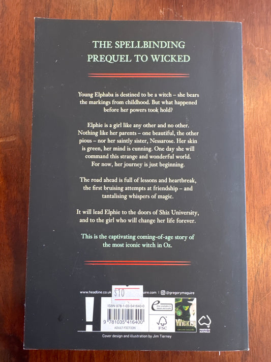 Elphie. Gregory Maguire. 2025.