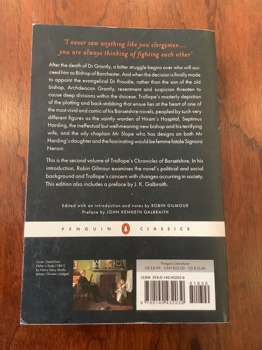 Barchester Towers. Anthony Trollope. 2003.