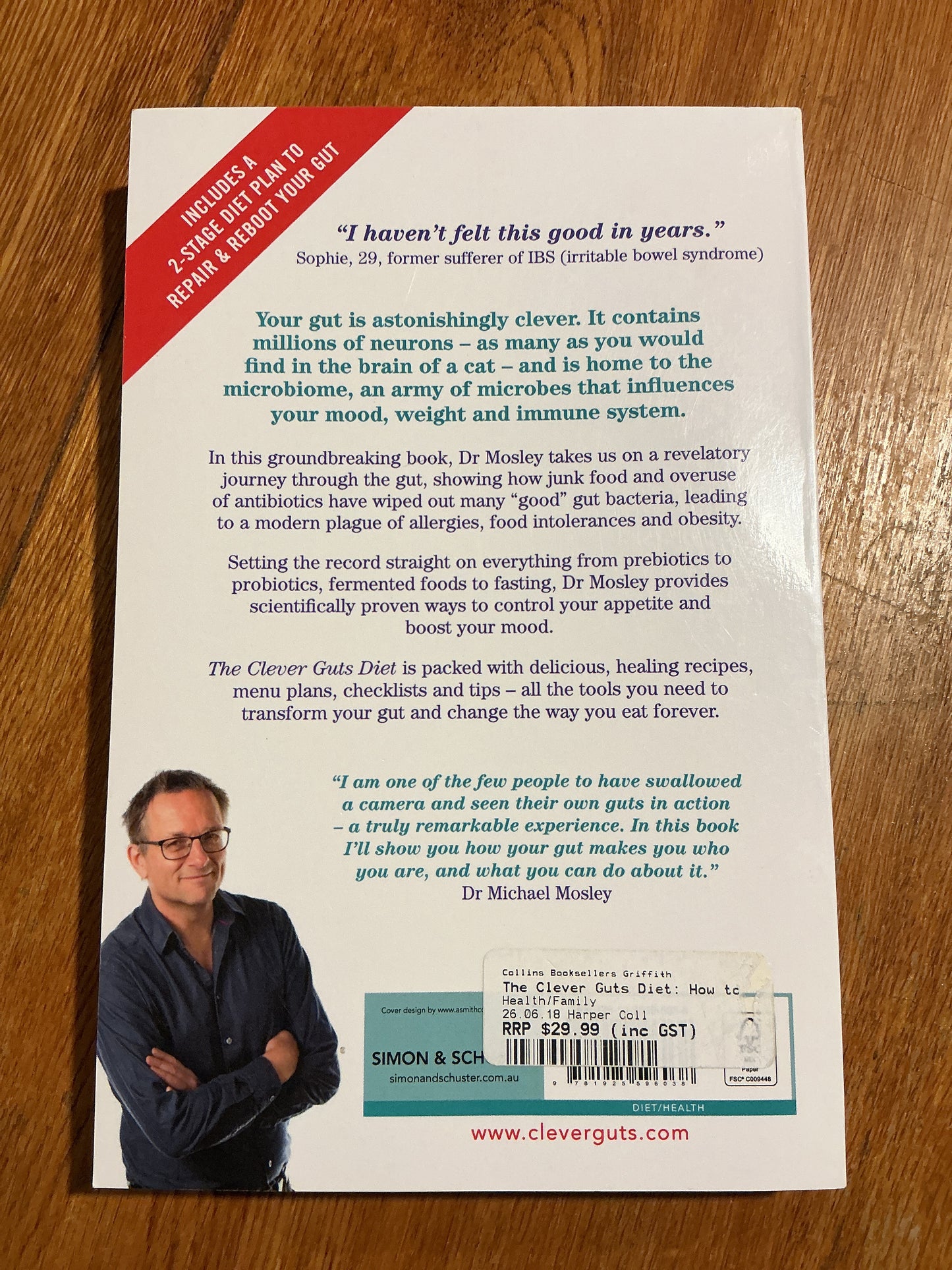 Clever guts diet. Michael Mosley. 2017.