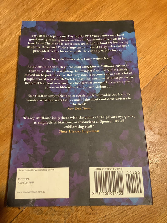 S is for silence. Sue Grafton. 2005.