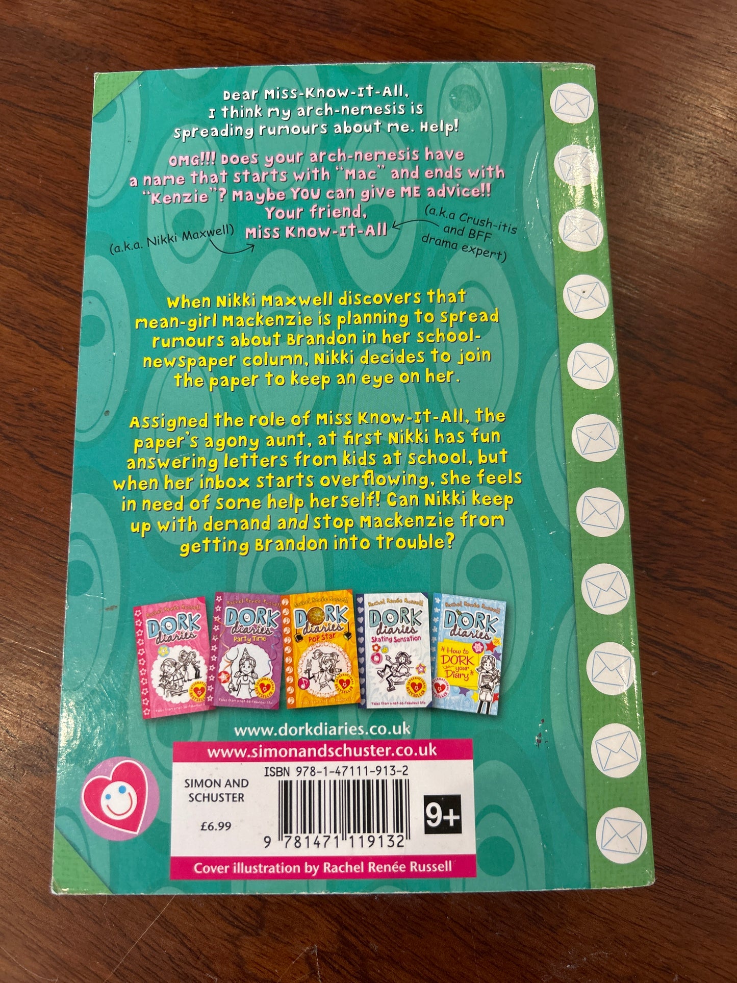 Dork diaries: dear dork. Rachel Renee Russell. 2012.
