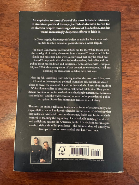 Original Sin. Jake Tapper and Alex Thompson. 2025.