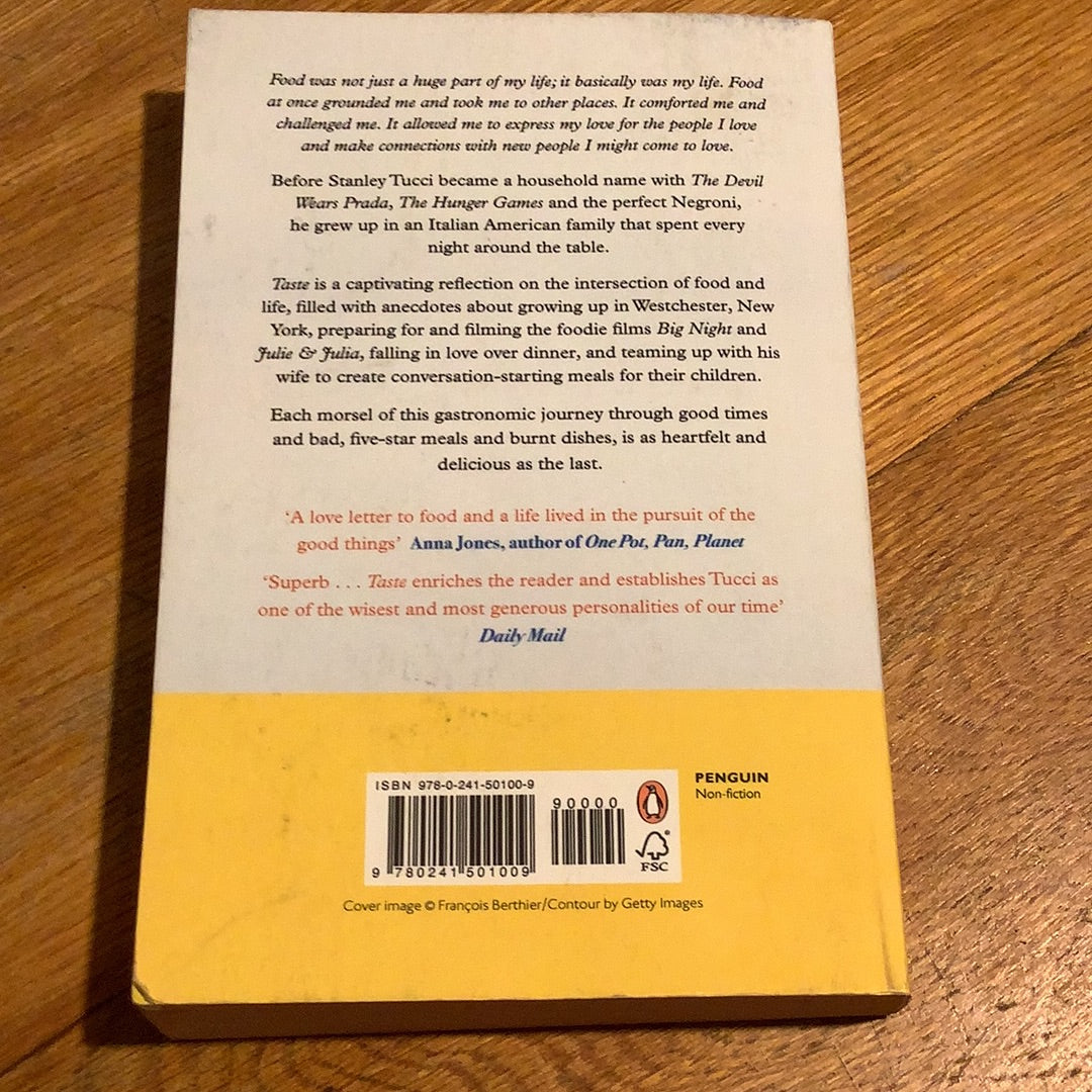 Taste: my life through food. Stanley Tucci. 2022.