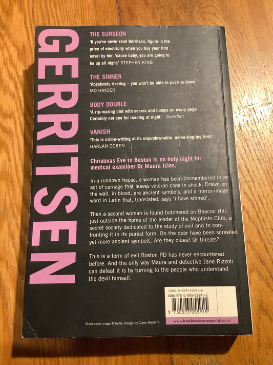 Mephisto club. Tess Gerritsen. 2006.