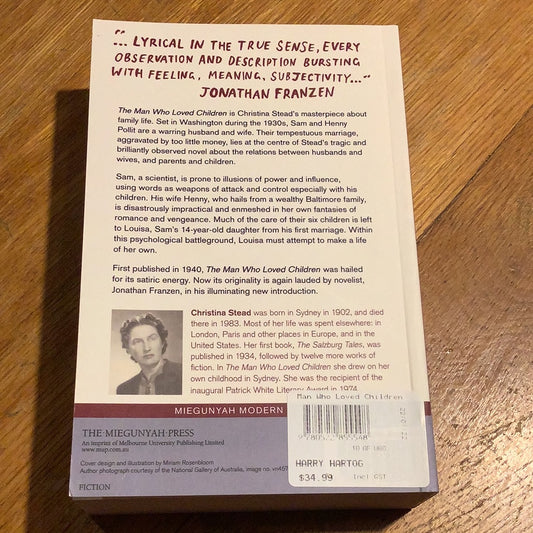 Man who loved children. Christina Stead. 2017.