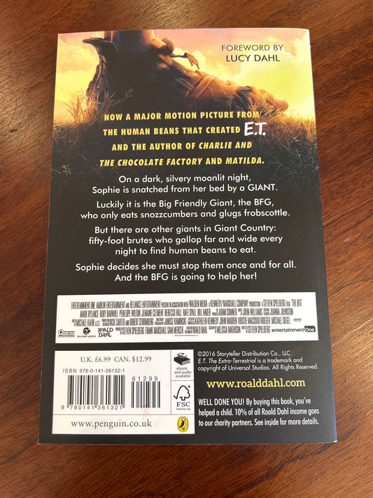 BFG. Roald Dahl. 2016.