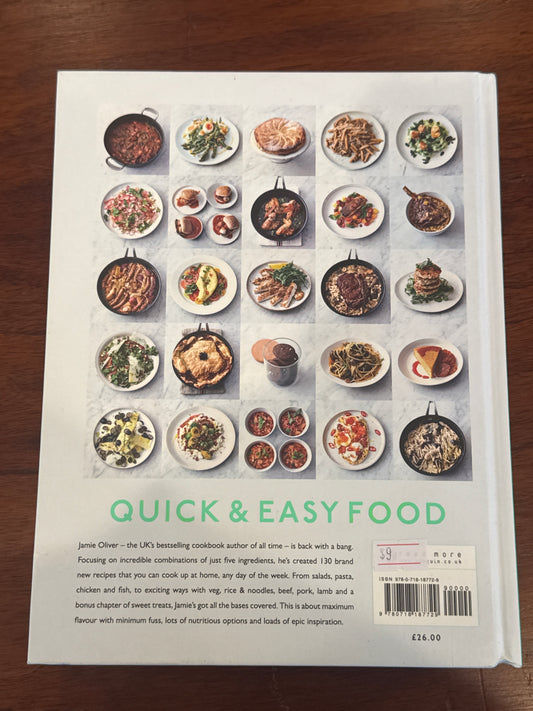 5 ingredients: quick & easy food. Jamie Oliver. 2017.